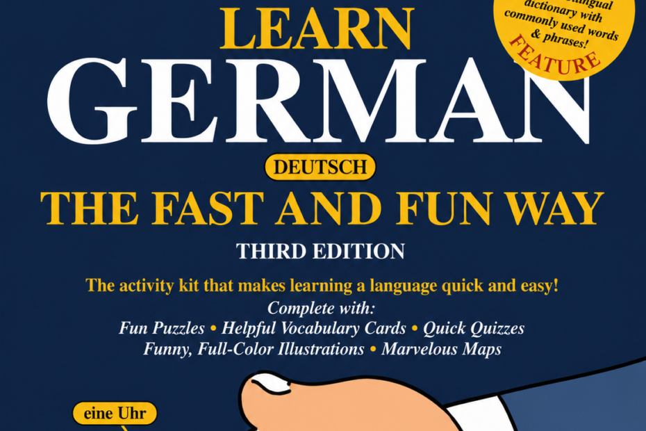 Learn German The Fast and Fun Way Book-Cover