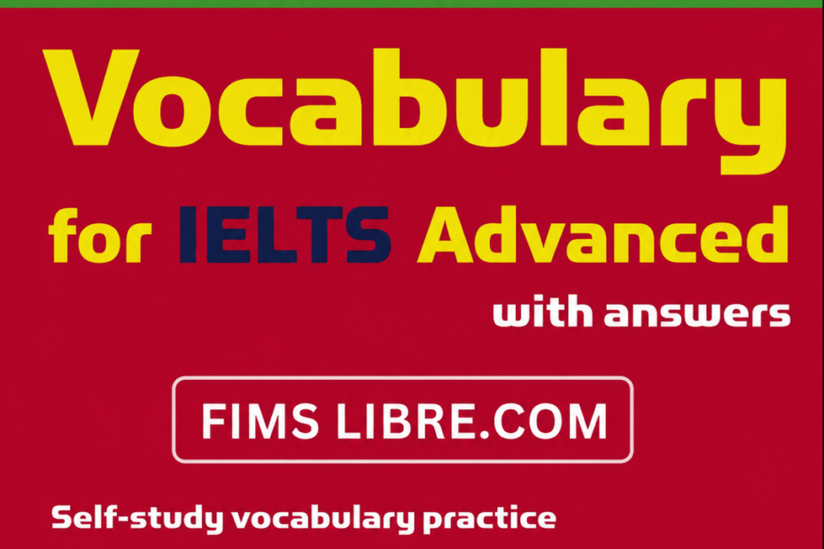 English Vocabulary for IELTS Advanced Book-Cover