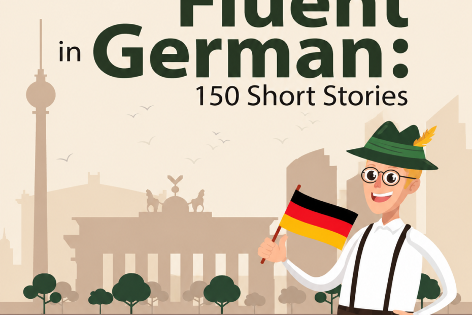 Becoming Fluent in German 150 Short Stories Book-cover