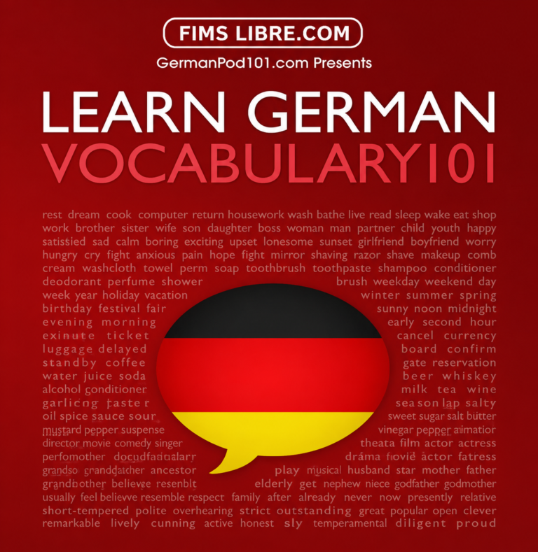 Learn German Vocabulary Word Power 101 Book Cover