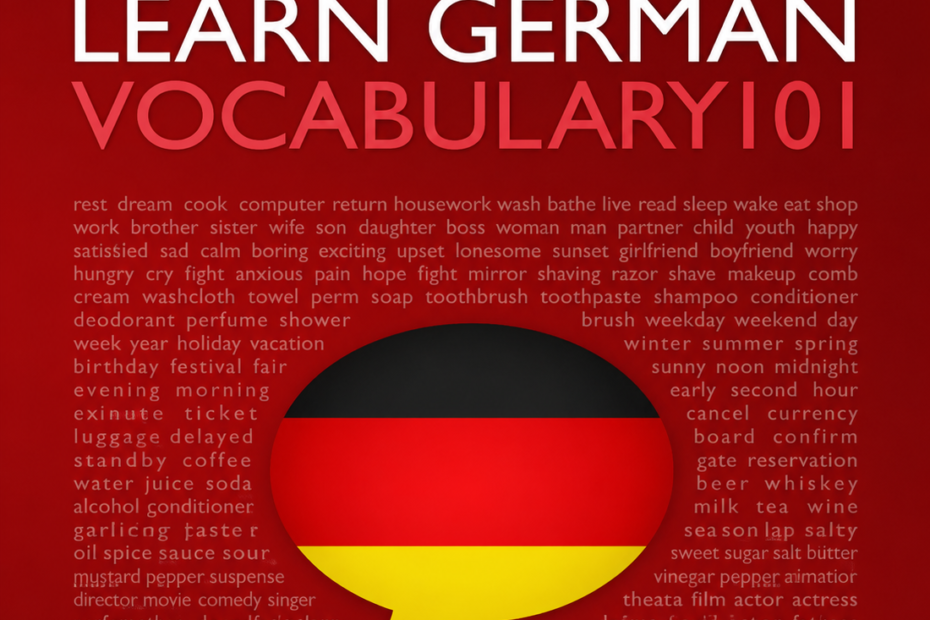 Learn German Vocabulary Word Power 101 Book-cover