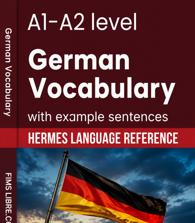 A1_A2 level – German Vocabulary Cover