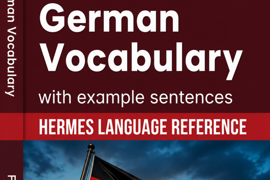 A1_A2 level – German Vocabulary Book-cover