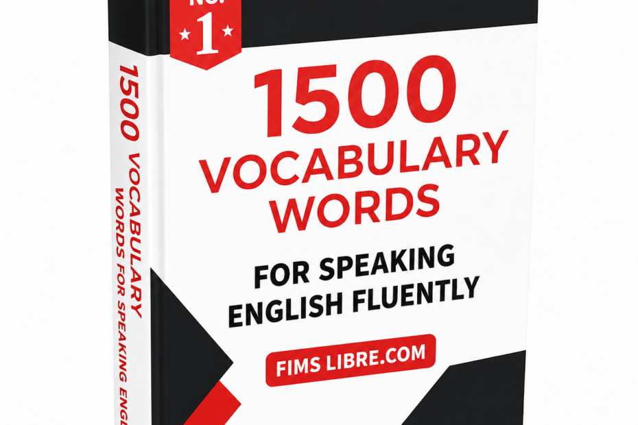 1500 Vocabulary Words For Speaking English Book pdf book-cover