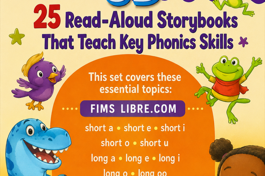 Phonics Tales! 25 Read-Aloud Storybooks That Teach Key Phonics Skills Book-cover
