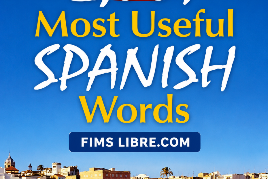 2,001 Most Useful Spanish Words Book-Cover