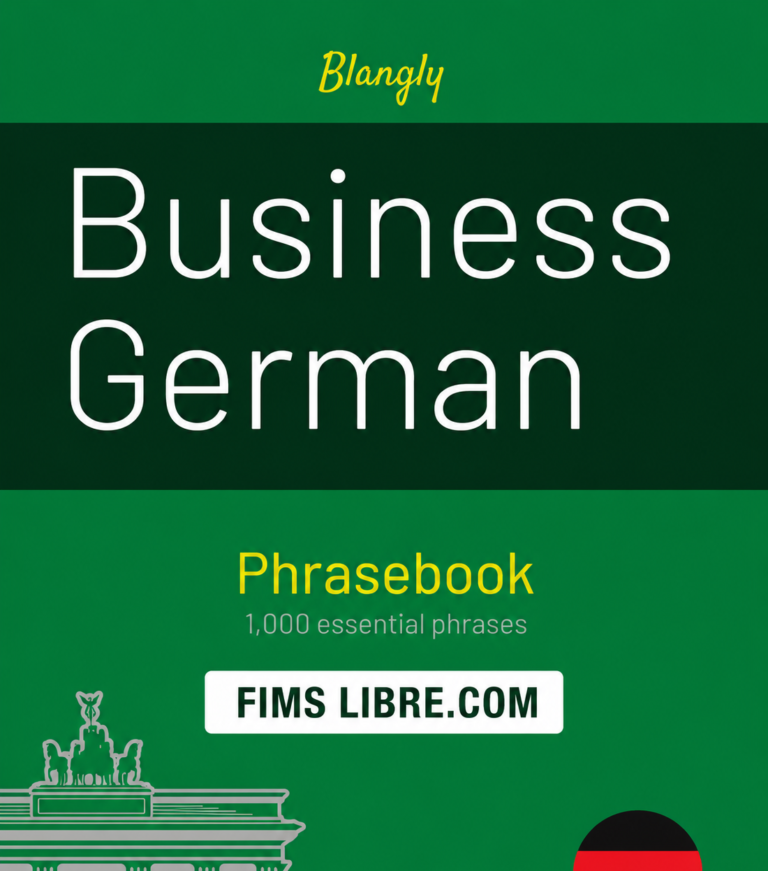 Business German Phrasebook Learn 1000 essential phrases Cover