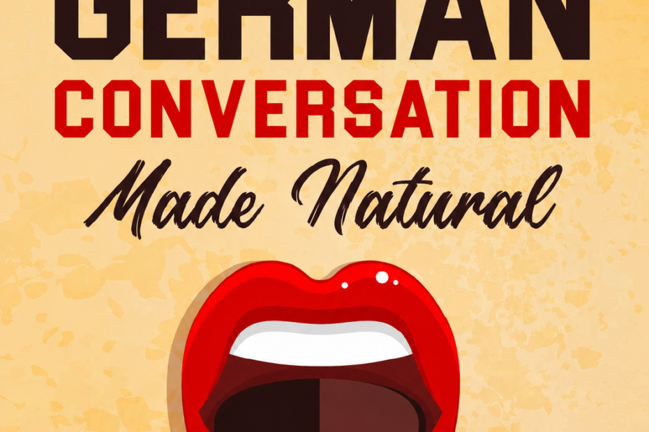 GERMAN CONVERSATION MADE NATURAL BOOK COVER