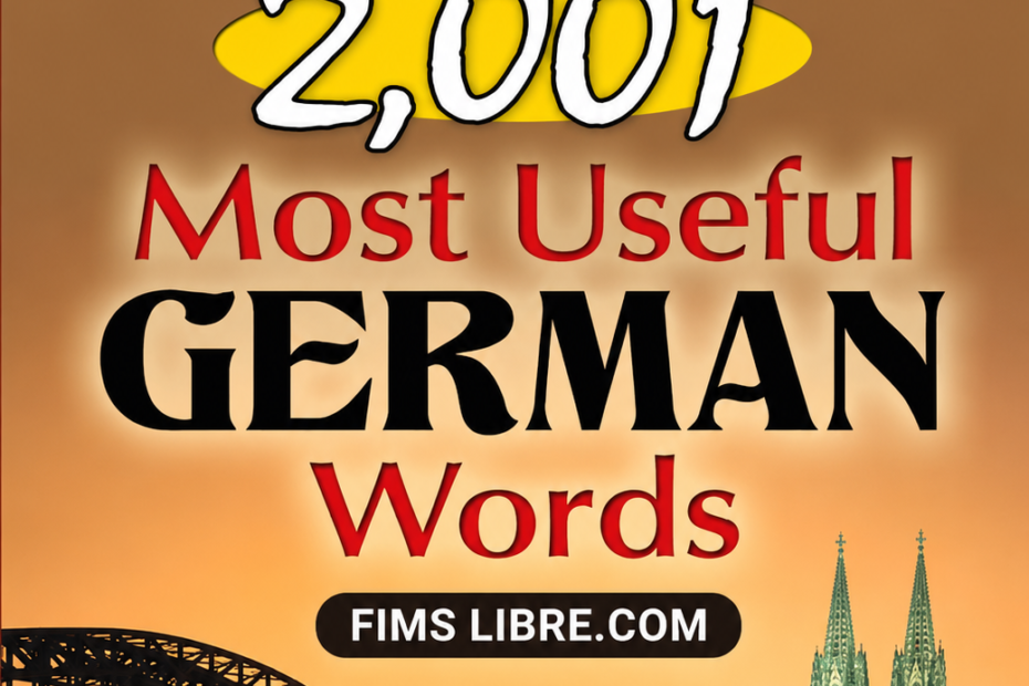 2,001 Most Useful German Words Book Cover