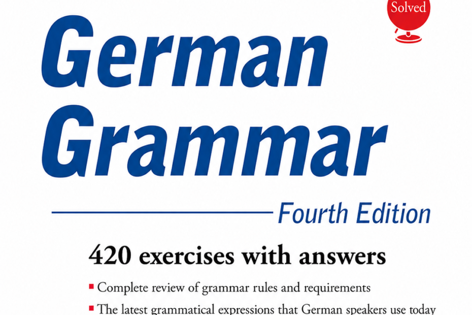 German Grammar Fourth Edition Book-Cover