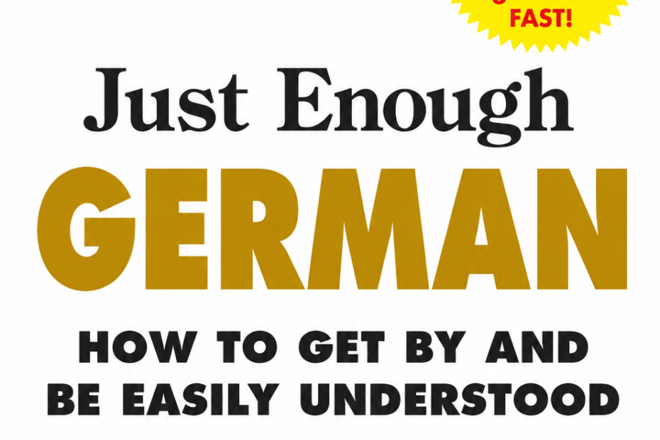 Just Enough German Phrases Book-Cover