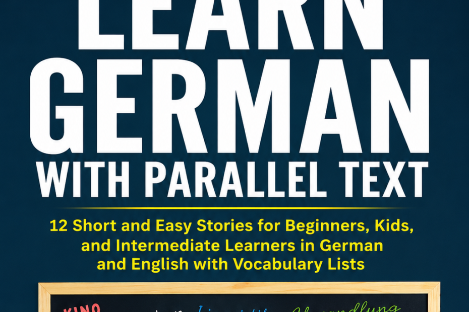 Learn German With Parallel Text 12 Short And Easy Stories For Beginners Books-Cover