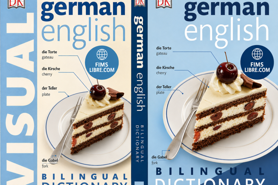 German English Bilingual Visual Dictionary Book-Cover