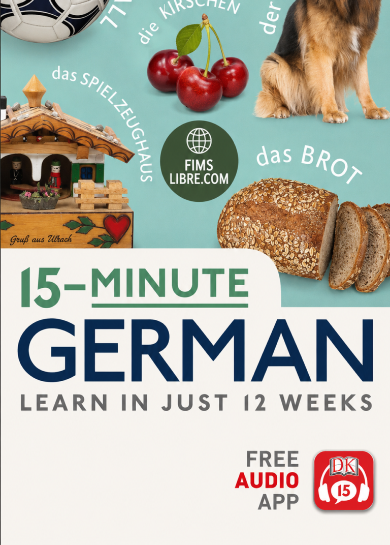 15 Minute German Learn in Just 12 Weeks Book Cover